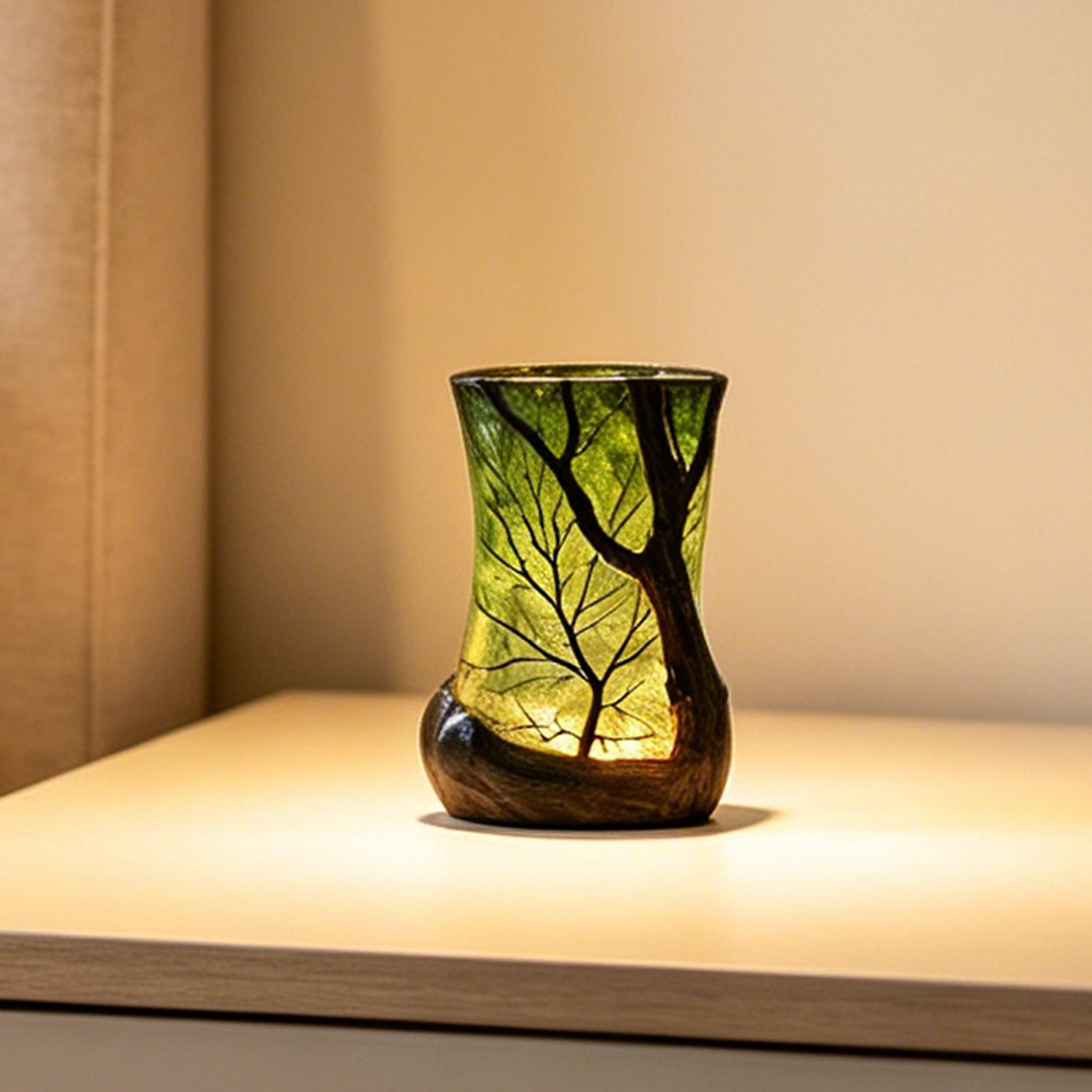 Lighting Decoration - Luminária de Mesa Decorativa Floresta Noturna: