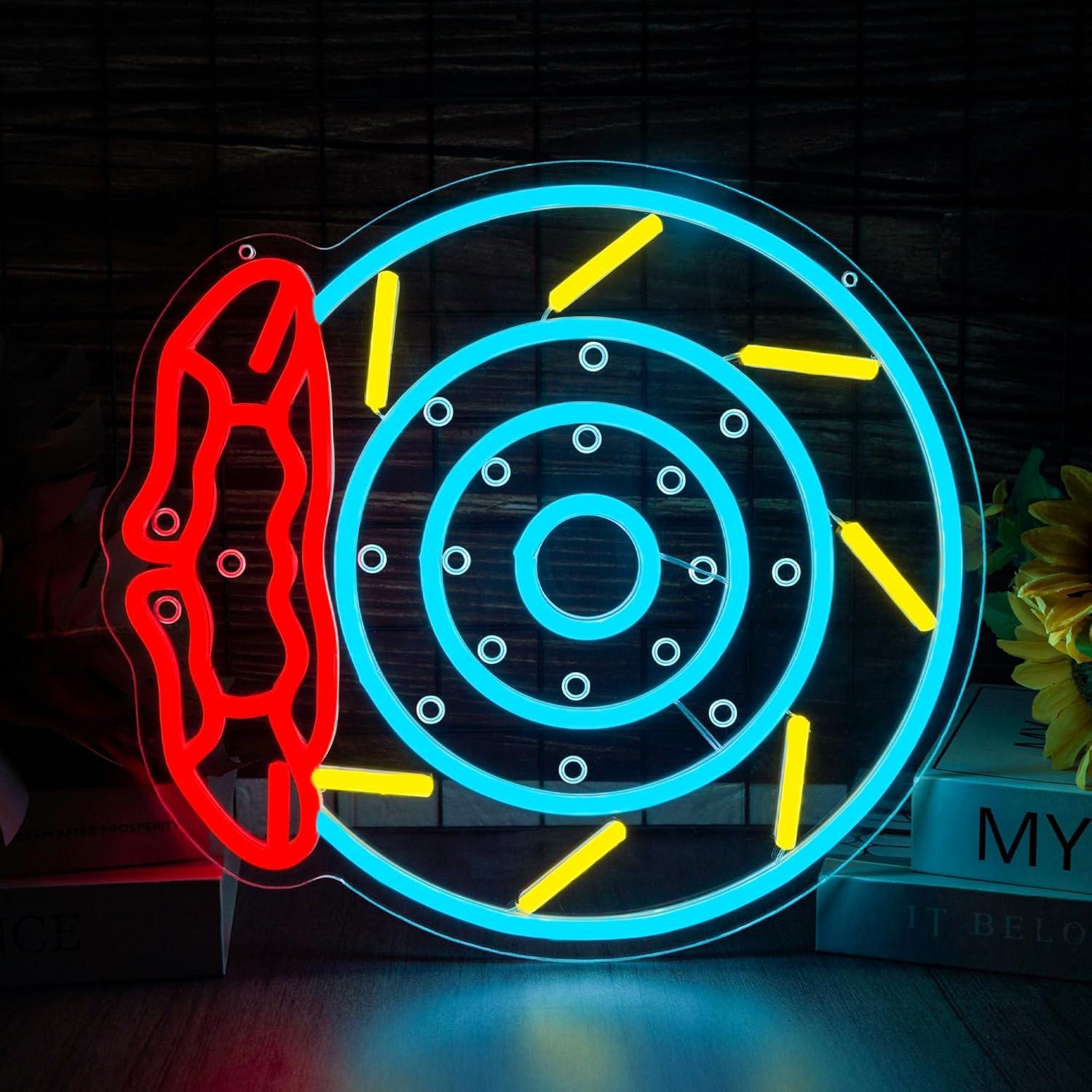 Decor Lighting Fans - Letreiro Neon LED de Pastilhas de