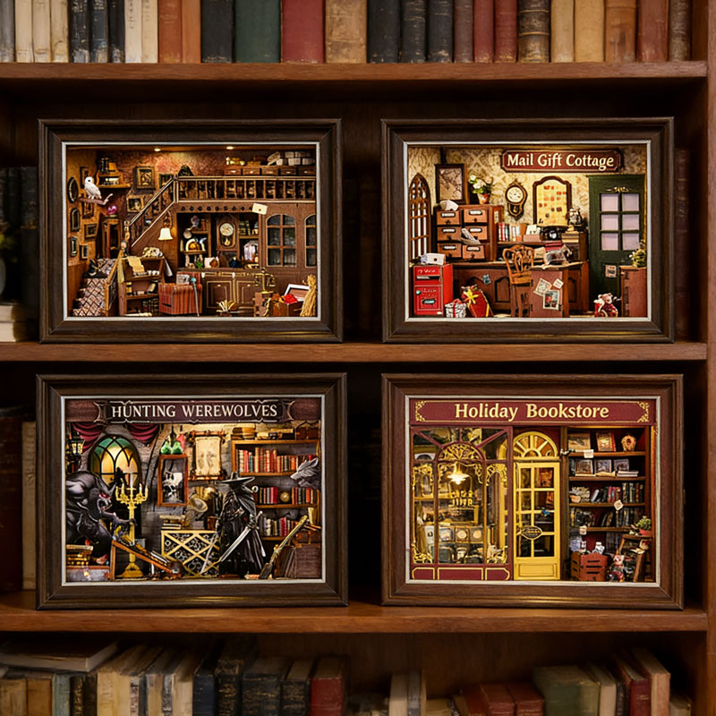 Lighting Decor Photos - Kit DIY 3D de Mini Casa