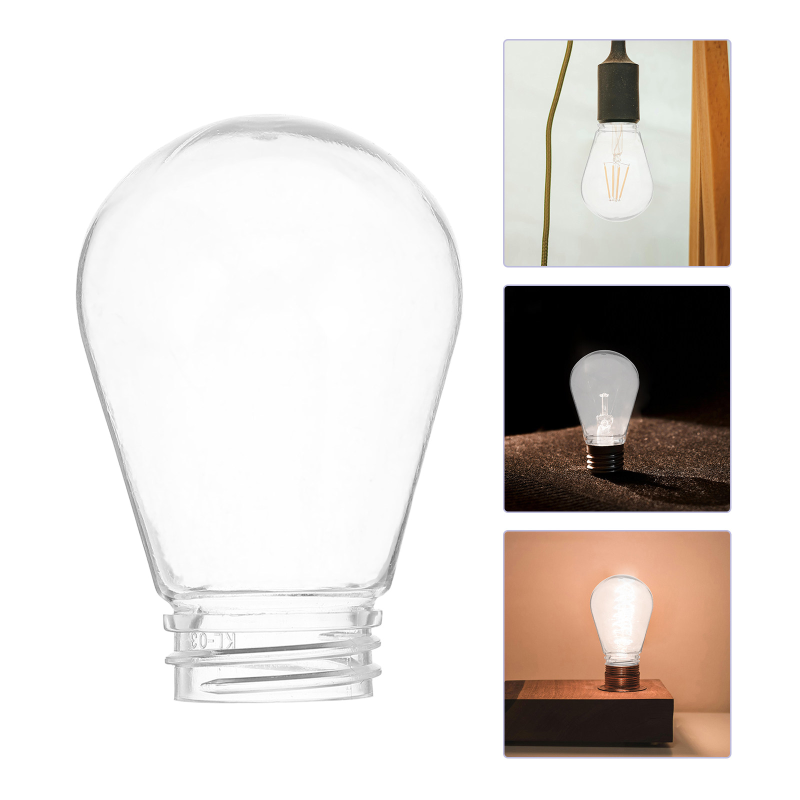 Lighting Decoration Stand - 30 Peças de Capas Transparentes para