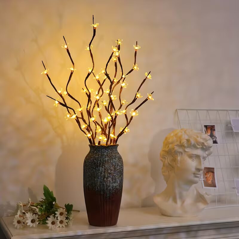 Lighting Decoration For Home - Luzes de ramo de cerejeira com