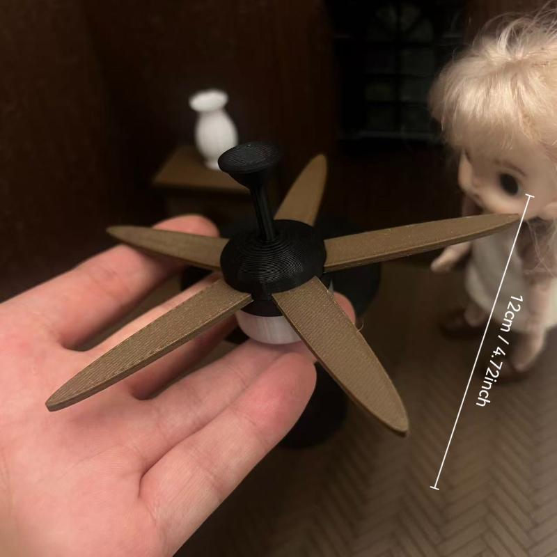 Decor Lighting Fans - Ventilador de Teto Vintage Miniatura com