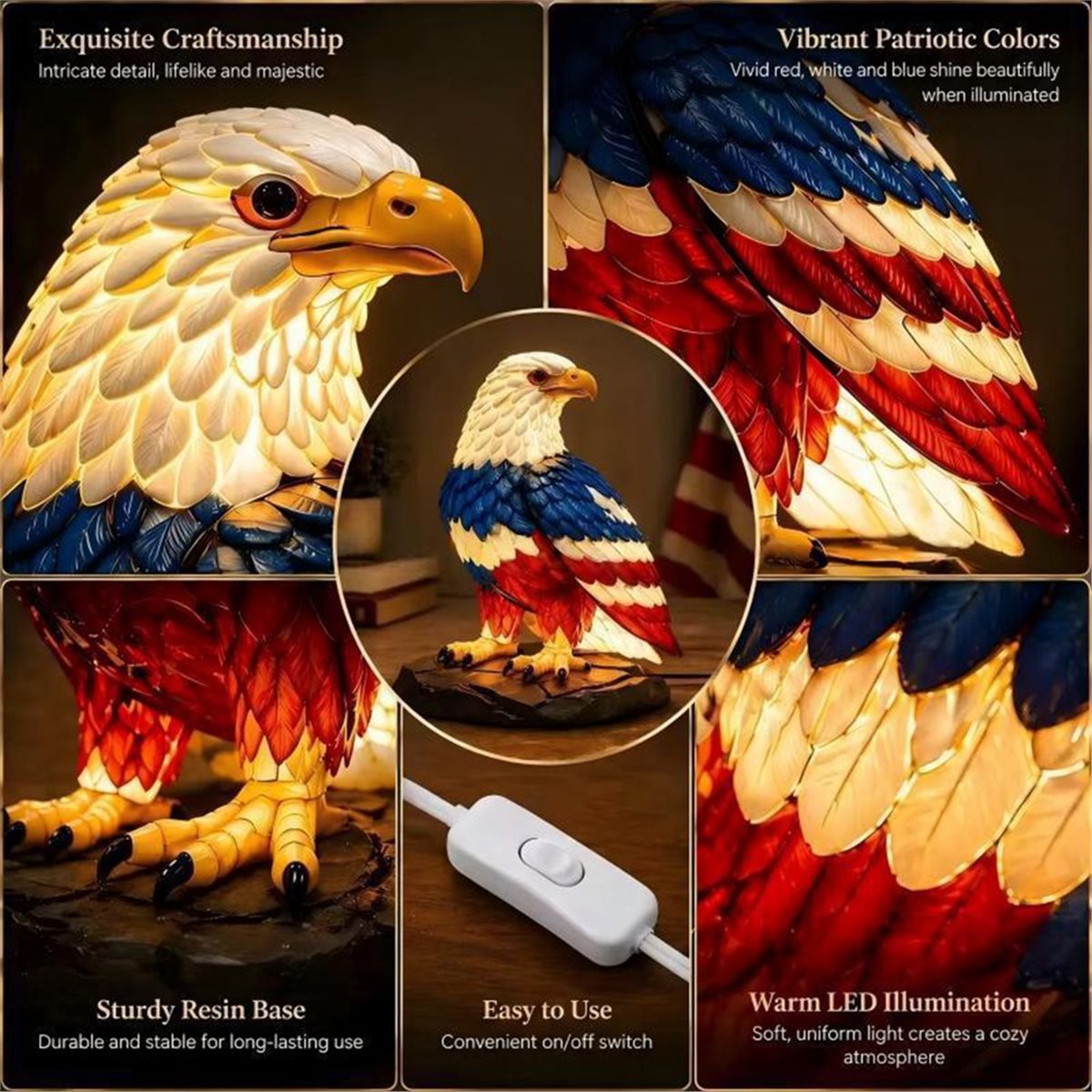Home Decor Lighting Manufacturer - Luminária de Mesa em Resina PHONE&GEAR