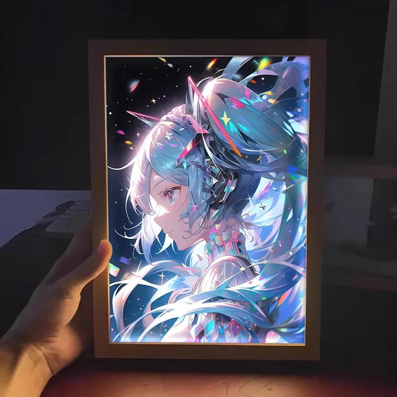 Hatsune Miku Série Pintura Lev - Lighting Decor Photos avaliação e preço