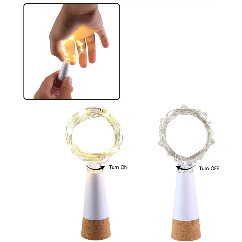 20 leds garrafa de cortiça luz - Decor Lighting Cork avaliação e preço