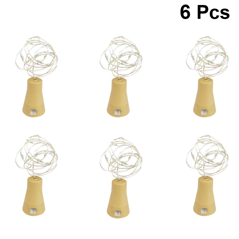 6 unidades de luzes de cordão  - Decor Lighting Cork avaliação e preço