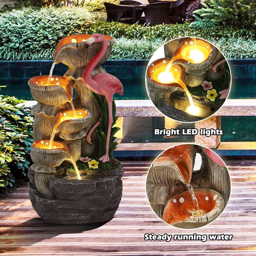 Cascata de Jardim de 5 Níveis  - Lighting Decoration Stand avaliação e preço