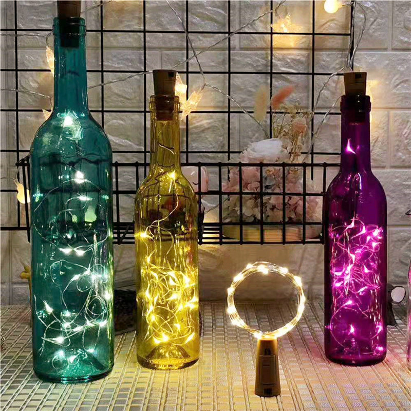6 pçs 20led garrafa de vinho c - Decor Lighting Cork avaliação e preço