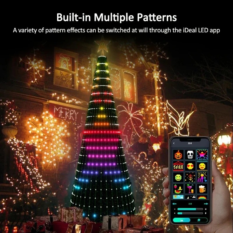 Luzes de Natal em Forma de Est - Lighting Decoration For Home avaliação e preço