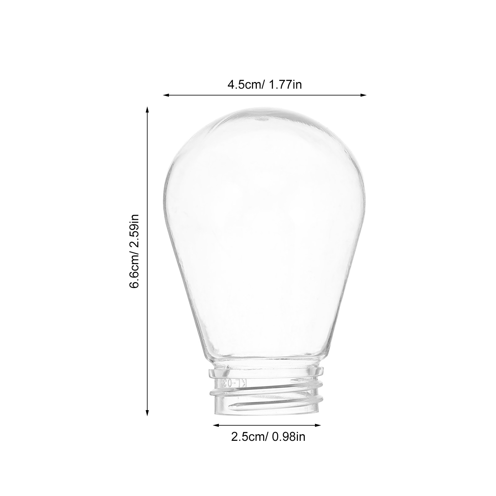 30 Peças de Capas Transparente - Lighting Decoration Stand avaliação e preço