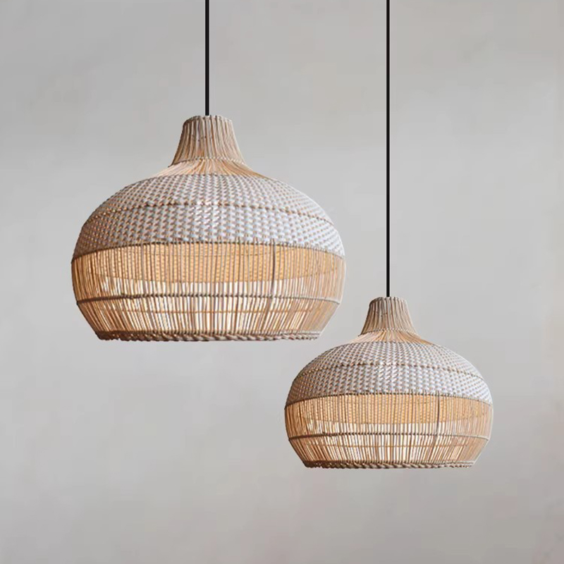 Luminária Pendente de Rattan E - Japanese Lighting Decor avaliação e preço