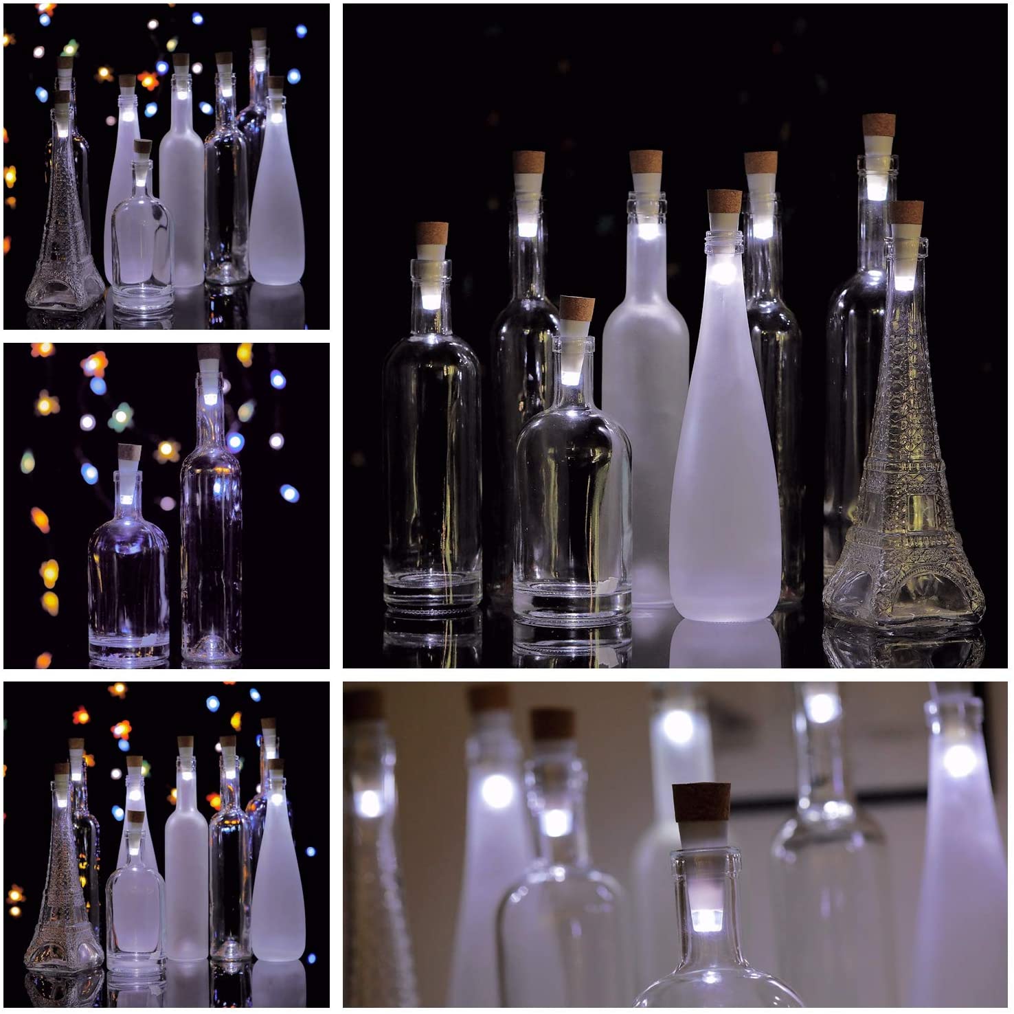 Usb recarregável garrafa luzes - Decor Lighting Cork avaliação e preço
