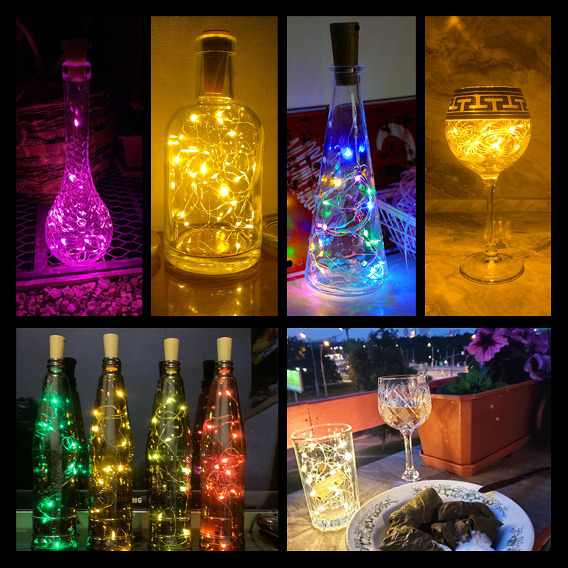 5 pçs barra led garrafa de vin - Decor Lighting Cork avaliação e preço