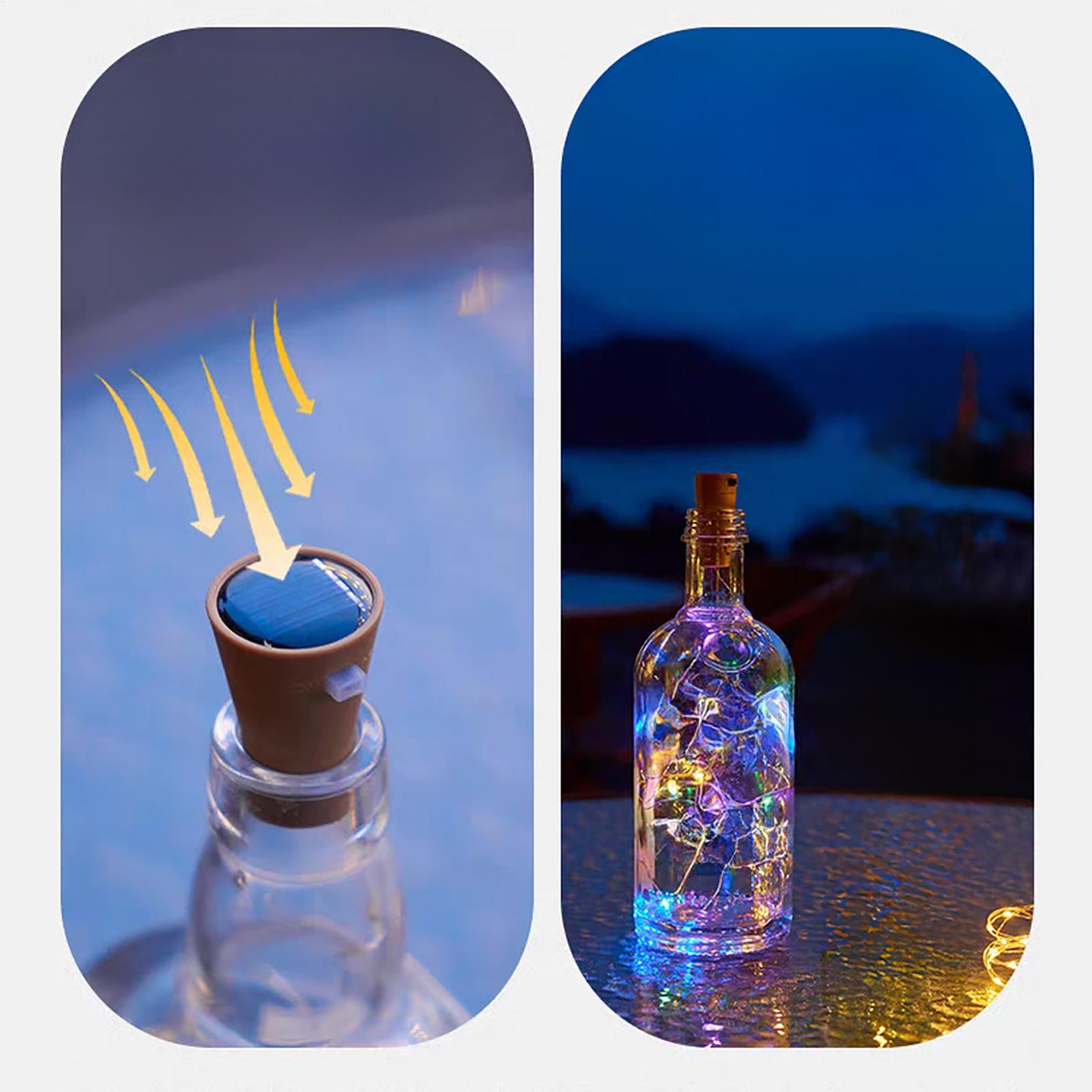 Luzes solares para garrafas de - Decor Lighting Cork avaliação e preço