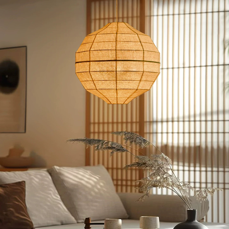 Luminária Pendente de Tecido J - Japanese Lighting Decor avaliação e preço